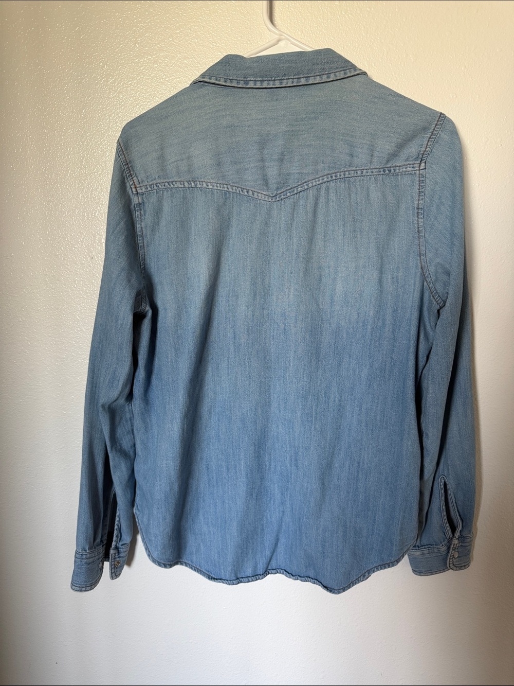 Light Blue Denim Button-Up - Picture 2 of 5